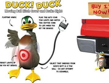 Hitch Critters Duck Animated Ball Hitch Cover And Brake Light By Hitch Critters Amazon Co Uk Automotive