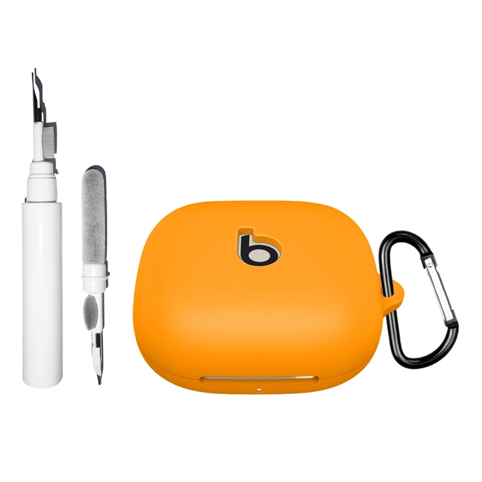 [3 in 1] Silicone Case Compatible with Beats Powerbeats Pro 2 with Keychain, Soft Resistant Shockproof Protective Case for Powerbeats Pro 2 with