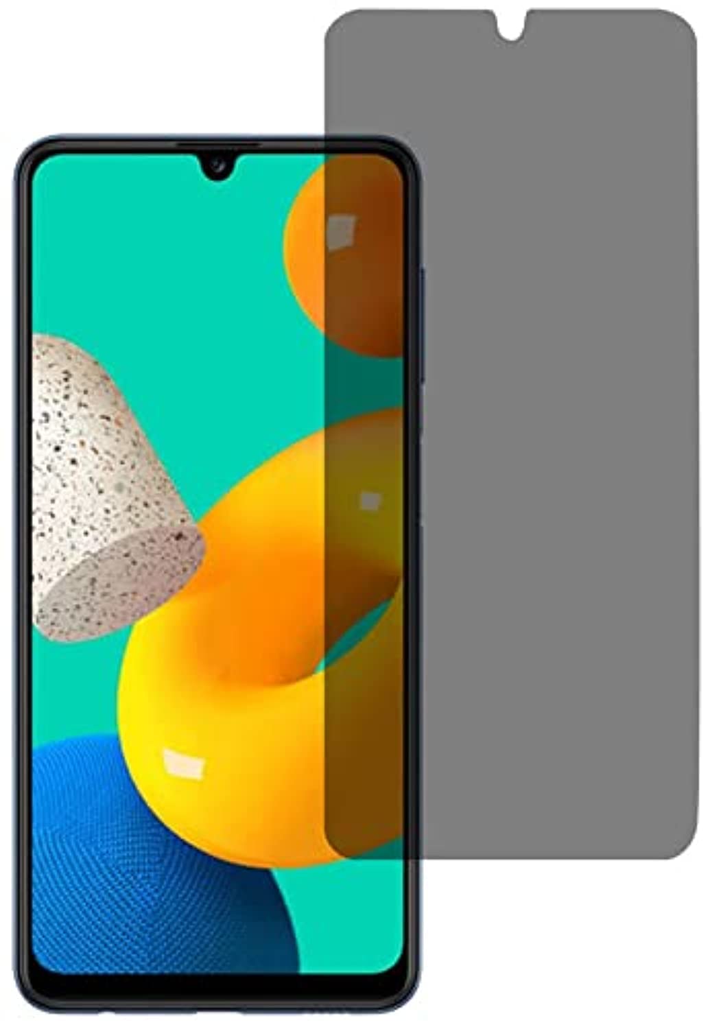 Al-HuTrusHi Privacy Screen protector compatible with Samsung Galaxy A33 5G / M32 / M22 / A22 / F22 / A32 / A31 Anti-Glare Privacy Screen Protector Tempered Glass [3D Touch][Case Friendly] Bubble Free