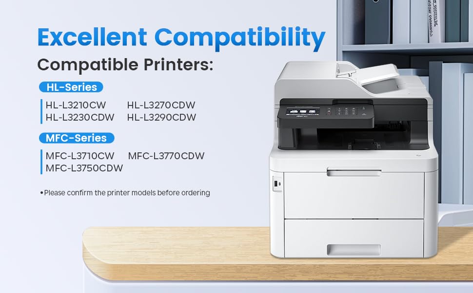 Image of Vihan TN227 Toner Cartridge High Yield 3 PackTN-227C /M /Y Color Toner Replacement for Brother TN 227 TN-227 Toner Cartridge with MFC-L3770CDW HL-L3290CDW HL-L3270CDW Printer