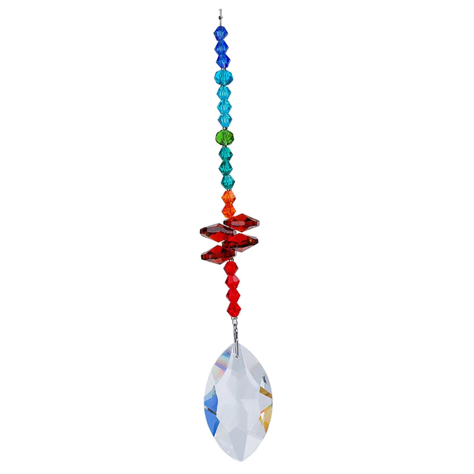 Hanging Crystal Suncatcher Chandelier Window Prism Rainbow Maker Porch D-image-31