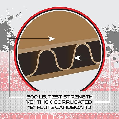 Image of Official USPSA /IPSC Cardboard Targets, Competition Torso Target, Silhouette Shooting Target, Cardboard Targets. Made in USA