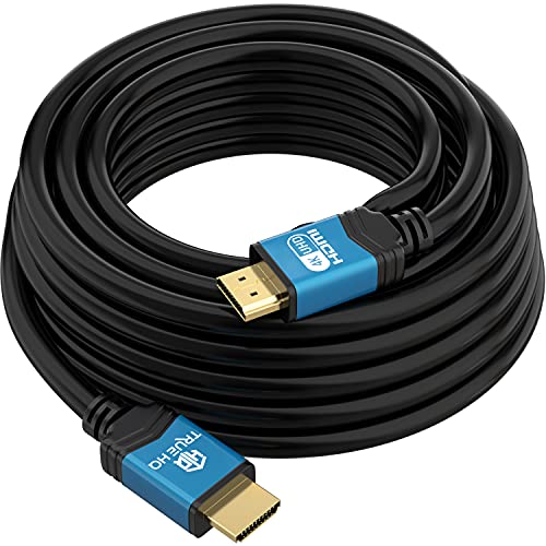 True HQ HDMI Cable 15M, 4K Ultra HD 60Hz High Speed HDMI 2.0 Lead (18Gbps) with HDR10, ARC, HDCP 2.2 & Ethernet - Image 2