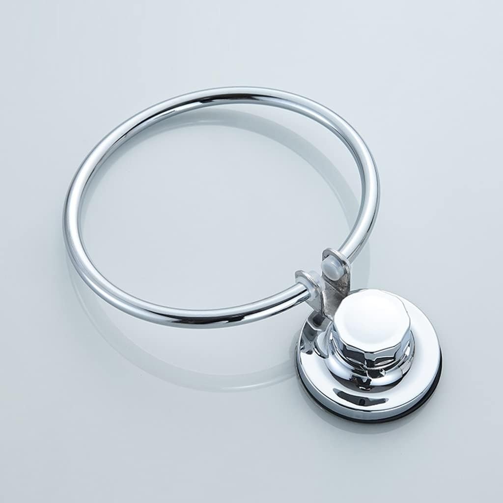 LSLYTQ Wall Mounted Towel Ring, Round Hanger Towel Holder Rack, Hanging Towel Bar, Bathroom Accessories Hardware