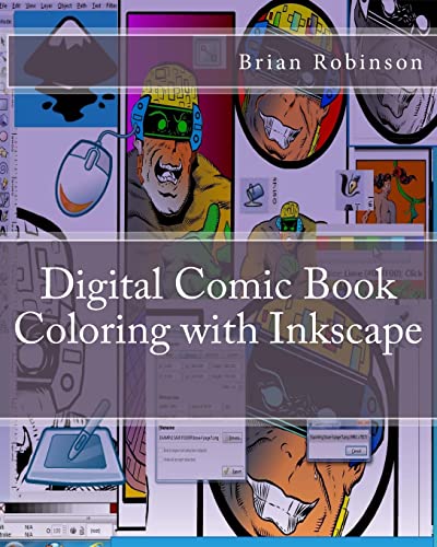 Digital Comic Book Coloring with Inkscape