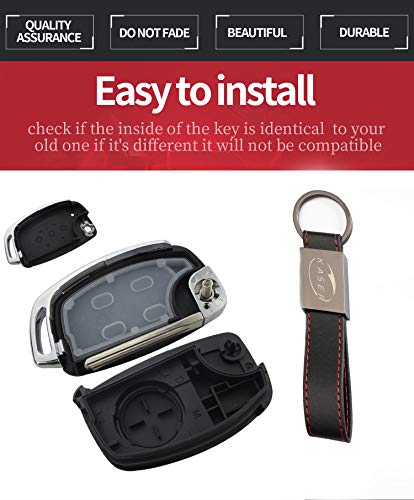 KASER Sleutel Shell Afstandsbediening voor Hyundai i20 i30 iX20 iX35 Tucson Santafe Autosleutel Remote Key Fob Case 3… - Image 4