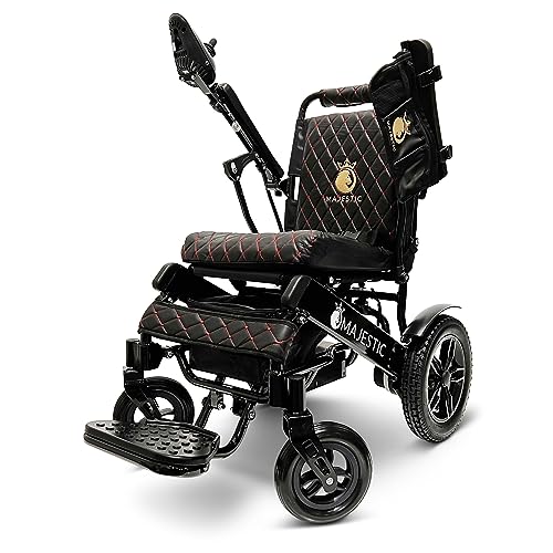 Majestic IQ-9000 Electric Wheelchairs for Adults,Foldable Lightweight Electric Wheelchair,Light Weight Wheelchairs for Seniors,Power Wheel Chair,19 Miles Long Travel Range,20
