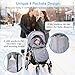 tupi Stroller Footmuff, Universal Warm Bunting Bag for Cold Weather, Stroller Cover for Winter, Waterproof Stroller Blanket for Toddler Girls Boys, Stroller Sleeping Bag, Ideal Gift for Baby Mom