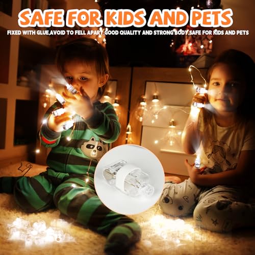 CALIFORNIA CADE ELECTRONIC Finger Lights-50Pcs White Finger Flashlight for Kids Adult Party Favors Party Supplies for Holiday Light up Toys - LED Rave Laser Assorted Toys for Holiday4