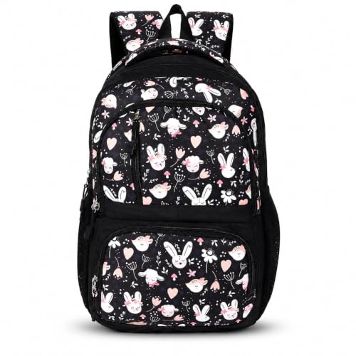 Image of MY FAV 16 inch Anime Design Printed Backpack | Durable Polyester 30 Liter Anime Print Bag | Perfect for School, College, Office, Travel | Multiuse Laptop Backpack | Long Lasting Print, Pack of 1