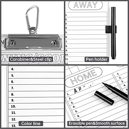 Highrazon Dry Erase Baseball Coaches Clipboard, Baseball Coach Lineup Board, Softball Coaches Whiteboard With Marker #TOP3