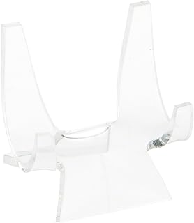 Plymor cavalete acrílico transparente com colarinho duplo, 2.375 x 2.25 x 2.125, 1