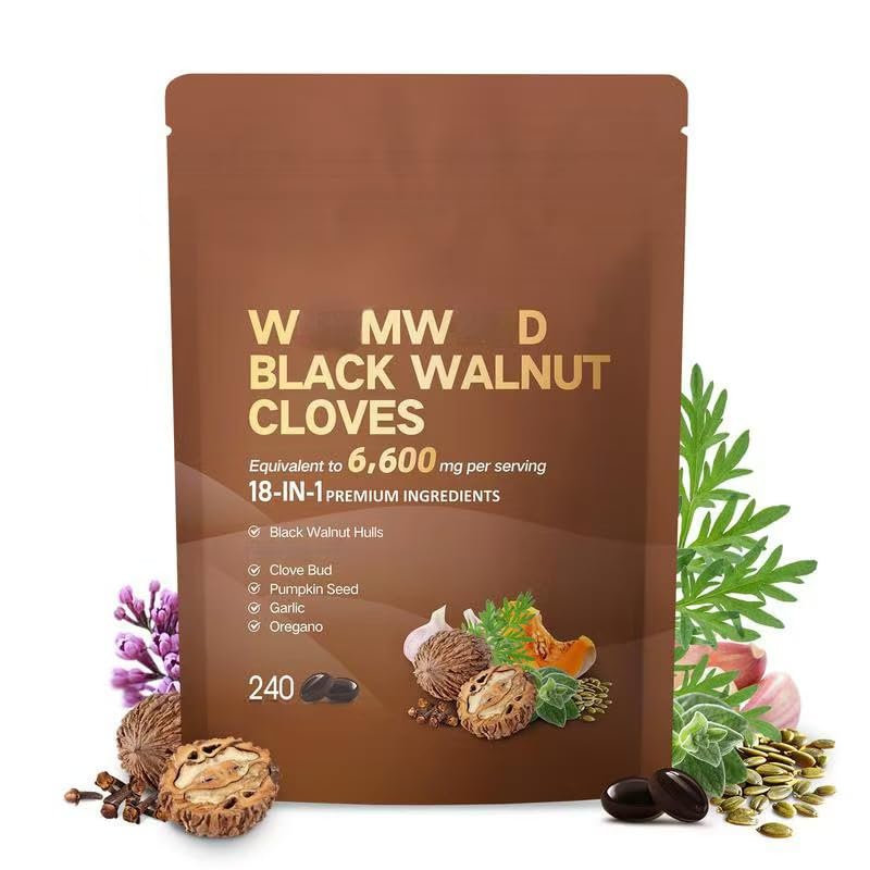 Complexe de noix noire détoxifiant stimule le métabolisme et l'énergie