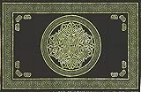 Celtic Circle Tapestry-Bedspread-Wall Hanging-Green