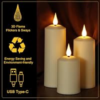 ZIYOUDOLI LED gyertyák távirányítóval 9 db szett vízálló időzítővel 4