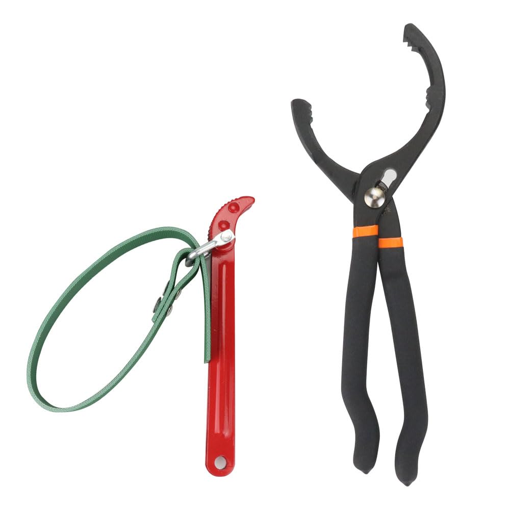 Amazon | プライヤー式レンチ ベルトレンチ 2種セット オイル Amazon | プライヤー式レンチ ベルトレンチ 2種セット オイル