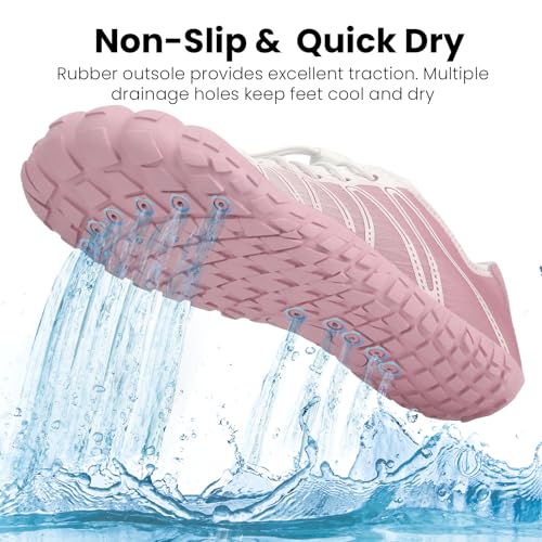 Hike Barefoot Water Shoes Women Men, Pro Grounded Footwear Womens Mens Breathable Wide Toe Box Grounding Unisex for Outdoor Beach Swim Pool Hiking Kayaking Surfing4