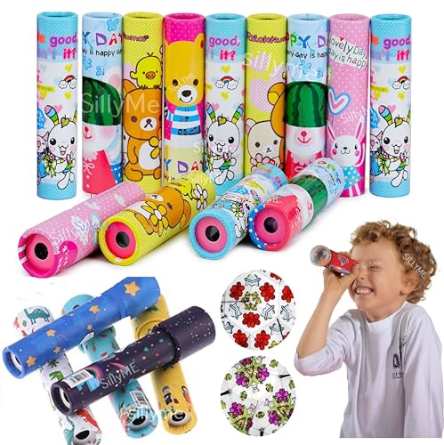 Image of 12pcs Kaleidoscope - Return Gifts Birthday Party for Kids - Best Bulk Return Gift for Kids Birthday Age 6-10 6-12 Years - Educational Toy