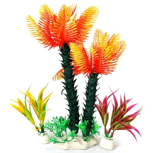 Patapalooza Set mit 3 dekorativen Wasserpflanzen, pflegeleicht und wächst im Wasser, ideal für Aquarien und Teiche.