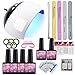 Produktbild Saint-Acior uv Nagellack Set Gelnägel UV Farbgel Starterset 24W UV/LED Lampe Nail Set UV Lacken Gellacken Nagelset