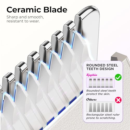 Bikini-Trimmer für Frauen – Intimrasierer: 2-in-1 Elektrischer Körperhaartrimmer – IPX7 wasserdichter Bikini-Rasierer für Reisen & Duschen im Sommer (Rosa)