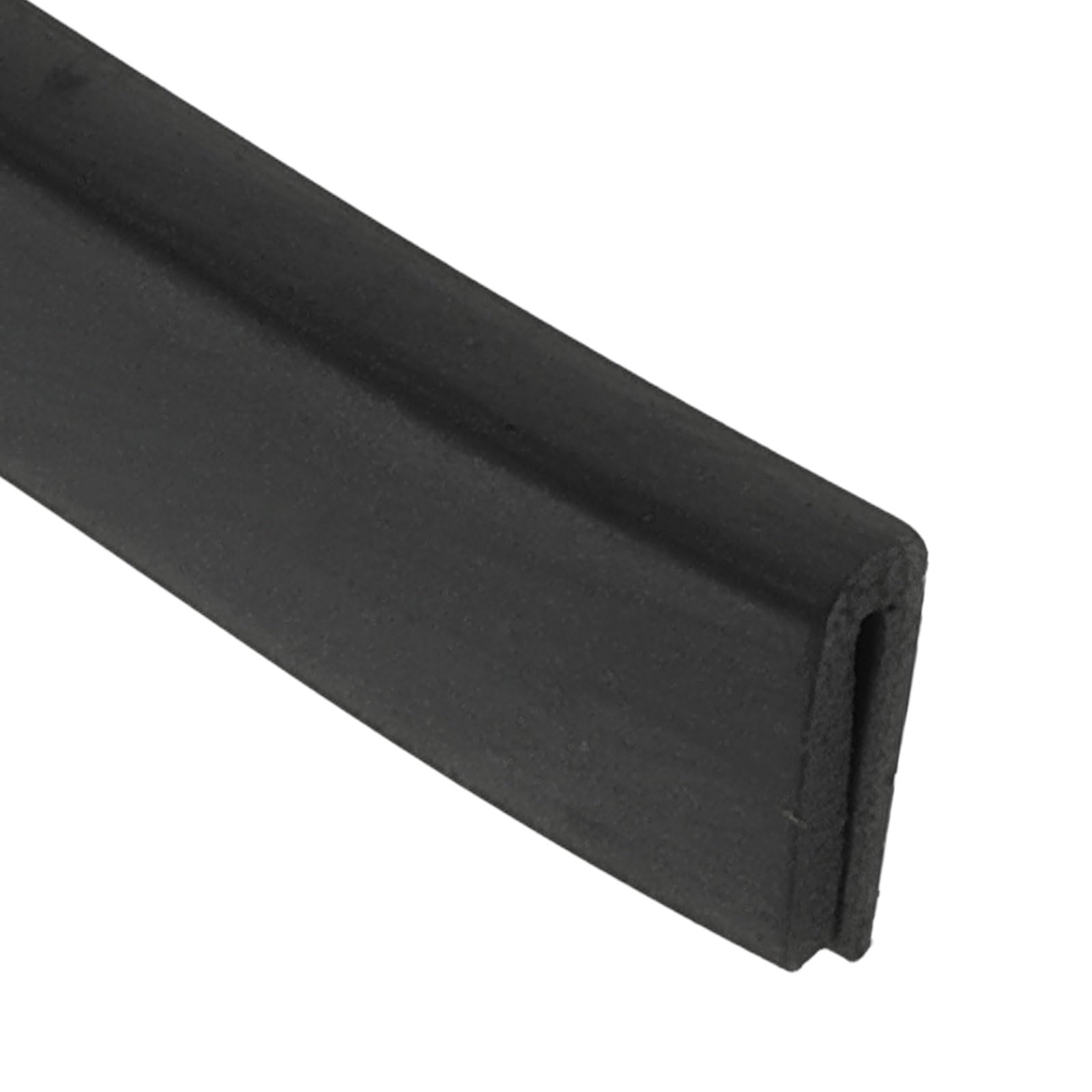 PATIKIL 3mm 4M Rubber Edge Trim, Flexible U Channel Edge Guard Protector for Keen Edge Sheet Metal Car Doors Hatches Table Corners, Black