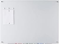 Vista 1 de Audio-Visual Direct - Juego de pizarra de vidrio magnética de borrado en seco