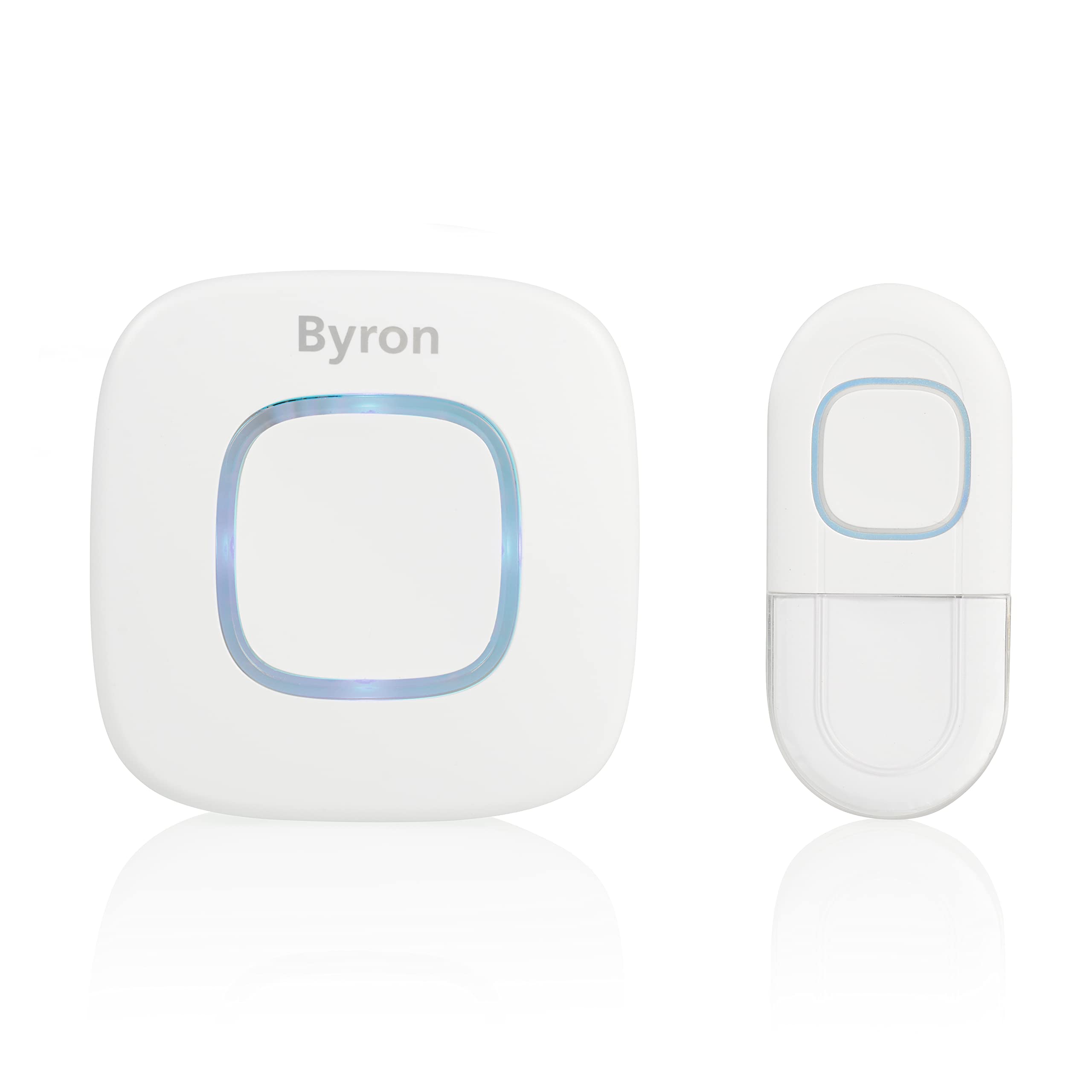 Byron 2 w 1 bezprzewodowy dzwonek i syrena alarmowa/kompatybilna z HomeWizard/przenośny DBY-24721