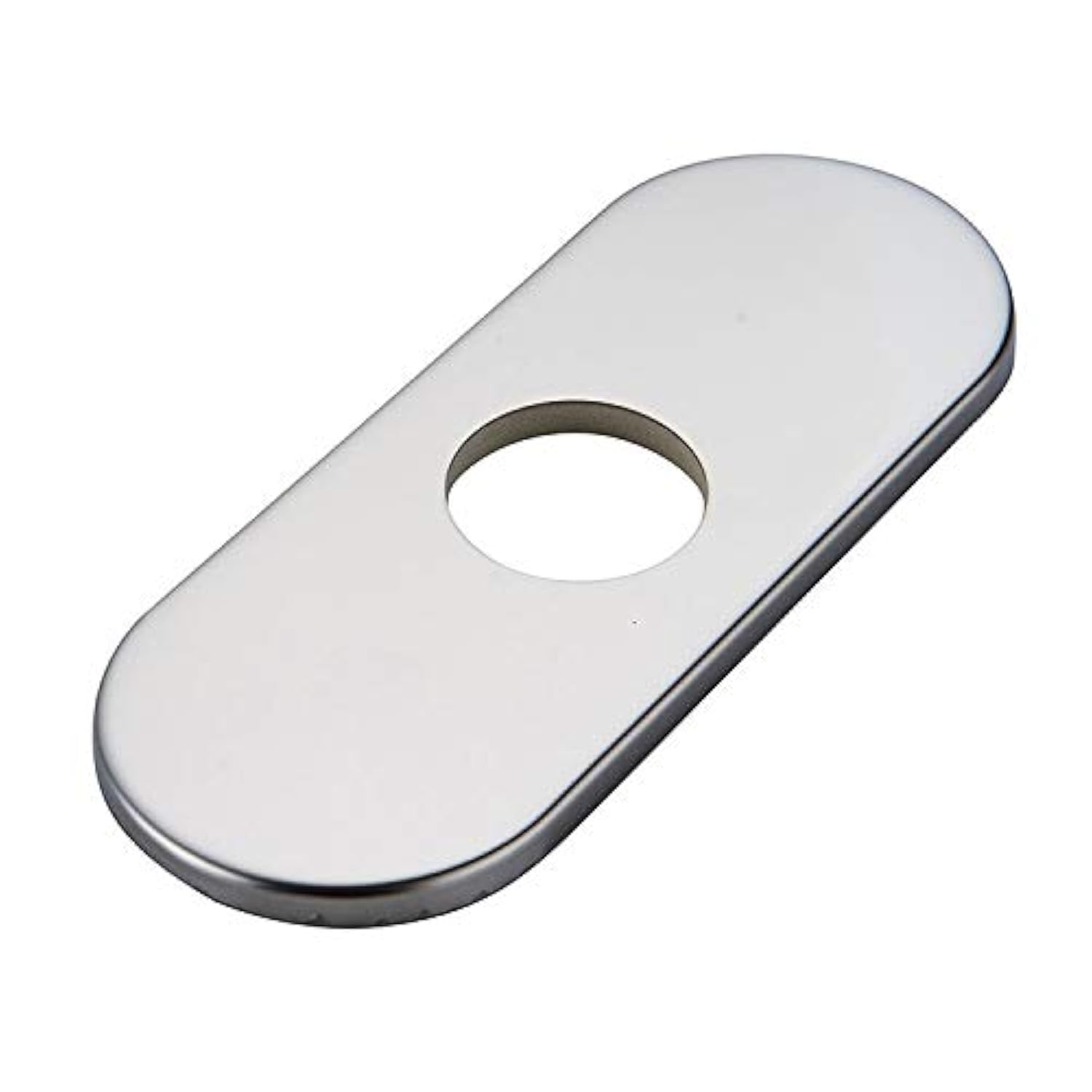 BWE Waschtisch-Armatur Deckplatte | Chrom, 15,2 Cm, Passt Für 4" Lochabstand, Kompatibel Mit Einlochmischern