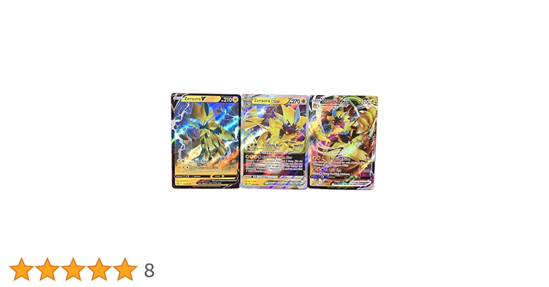 310枚以上 Vmax Vstar V / Pokémon Cards Pokémon TCG: Zeraora VMAX & VSTAR Battle Box (3 Foil Promo