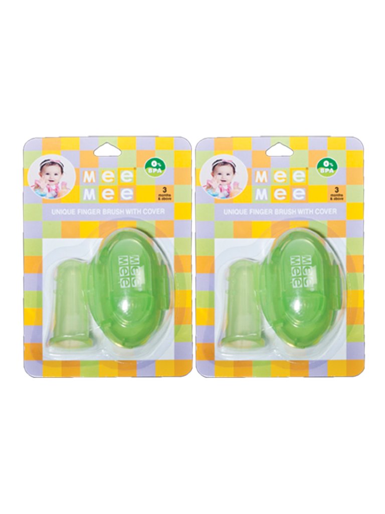 Mee Mee Finger Brush (Pack of 2, Green) for baby (B0116O3532) Amazon Price History, Amazon Price Tracker