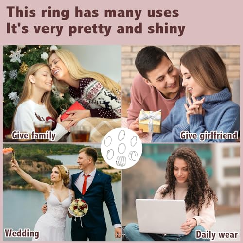 ONESING 25 Pcs Knuckle Rings for Women Stackable Rings Set Vintage Joint Rings Carved Flowers Silver