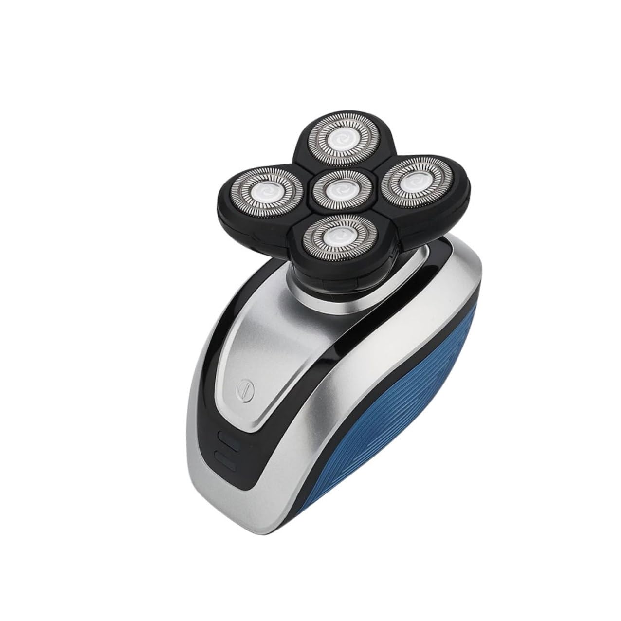 Housoutil Rasoio Elettrico USB Ricaricabile a 5 Lame Testine Flottanti 4D Spazzola Rotante per Viso Ipx6 Doppio Uso Barba e Chioma Ricarica USB per Uomo