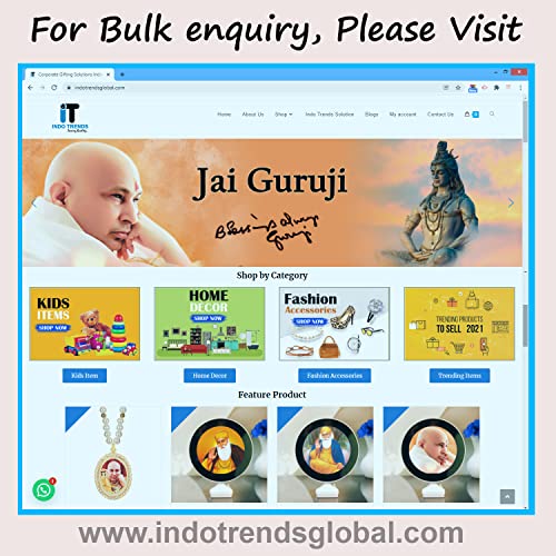 Image of Neem Karoli Baba Photo Frame for Table & Desk | Neeb Karori Baba (Picture Size 5x7 Inch) - GR-1082