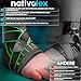 NativoDex Sprunggelenkbandage – Verstellbare Knöchelbandage für Plantarfasziitis & Achillessehne – Stabilisierung & Schutz – Atmungsaktive orthopädische Fußbandage für beide Füße