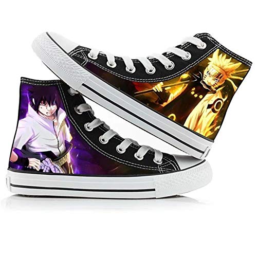 ADSFASF Ninja Anime Cosplay High Top Zapatos Unisex Zapatillas,