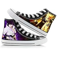 ADSFASF Ninja Anime Cosplay High Top Zapatos Unisex Zapatillas,