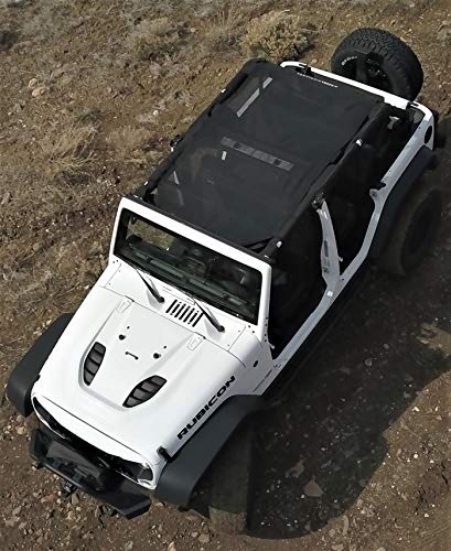 Sierra Highlands – The Oasis – JKU 4-Door Jeep Wrangler Mesh Sunshade