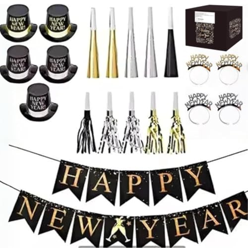 New Years Eve Party Supplies for 10, New Year Eve