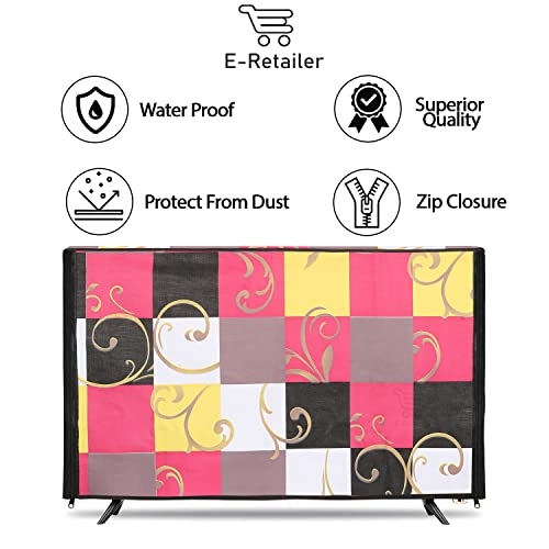 Image of Transparent LCD /LED T.V Protector Cover with Zipper Enclosure for 32 Inch Suitable for All Major Brand & Model (Color-Multi,Size-29x3x19 Inches)