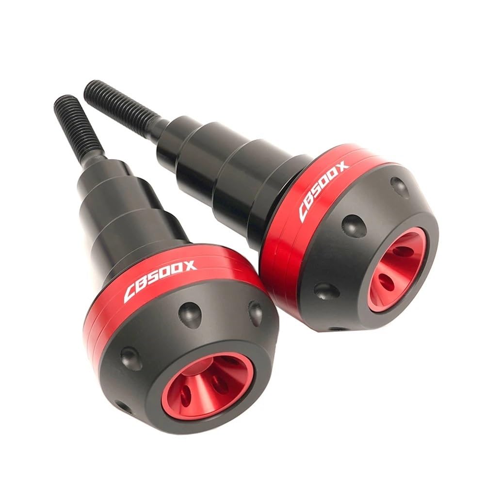 Anti-Crash Rahmen Sliders Für H&ONDA CB500X CB500F 2023 Motorrad Fallende Schutz Rahmen Slider Schutz Anti Crash Pad Protector(CB500X Red)