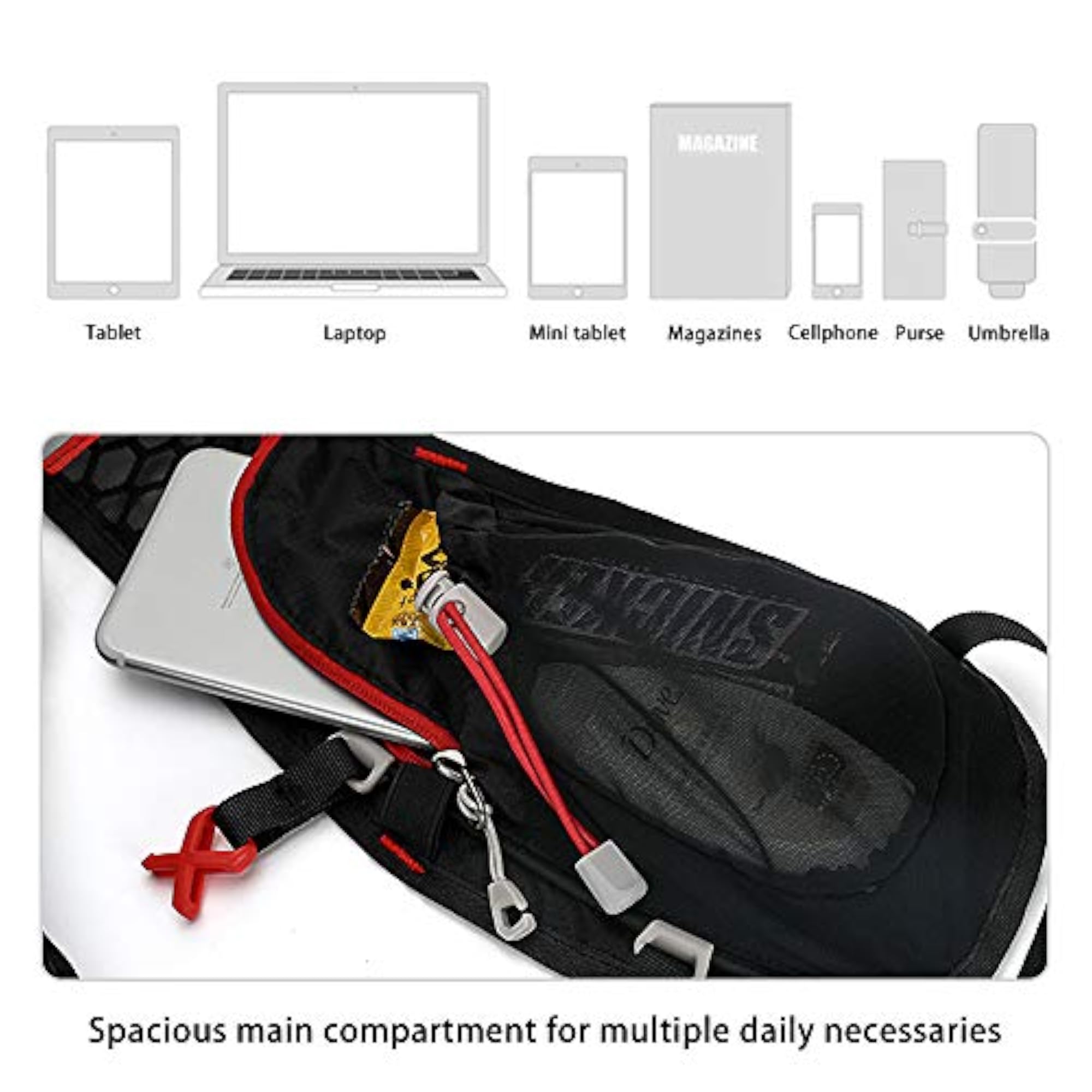 5L Large-Capacity Outdoor Cycling Backpack, Lightweight