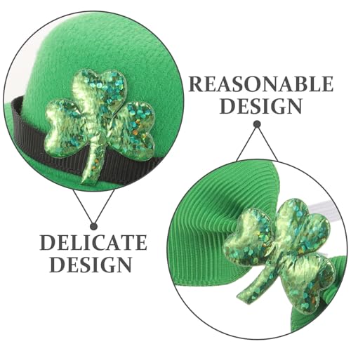 Disfraz para mascota San Patricio con sombrero y collar ajustable miniatura 6