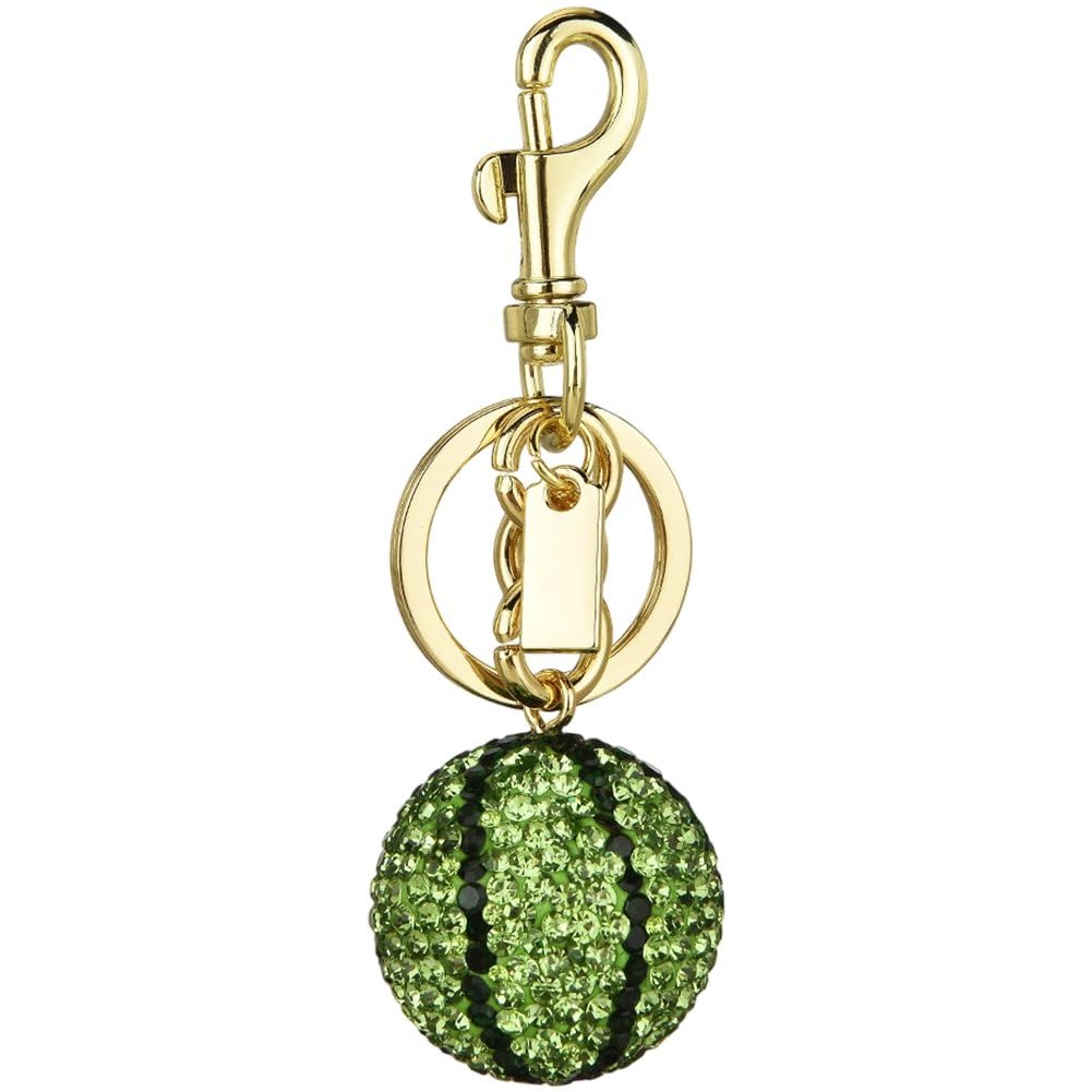 Sslvya Rhinestone Watermelon Keychain Purse Charms Aesthetic Fruit Keychains Bag Charms Pendant for Handbags Backpacks Decorations
