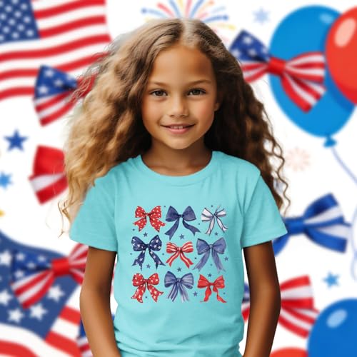 Image of 4th of July Shirts Toddler Boys Girls American Flag USA T-Shirt Kids Patriotic Tee Tops