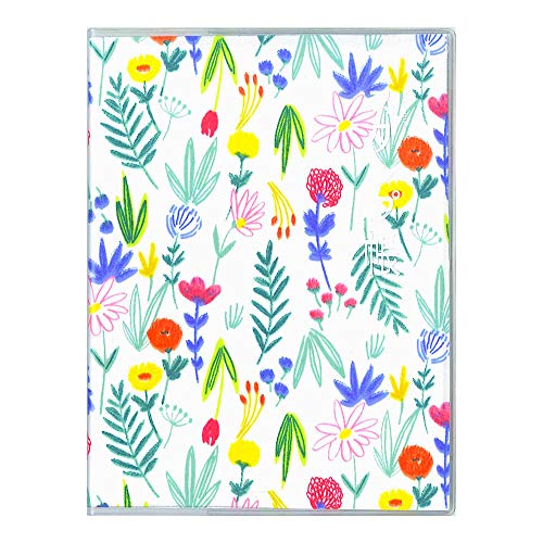 トコナッツ スタンプ帳 白地にやさしいお花がいっぱい STM-03-1F