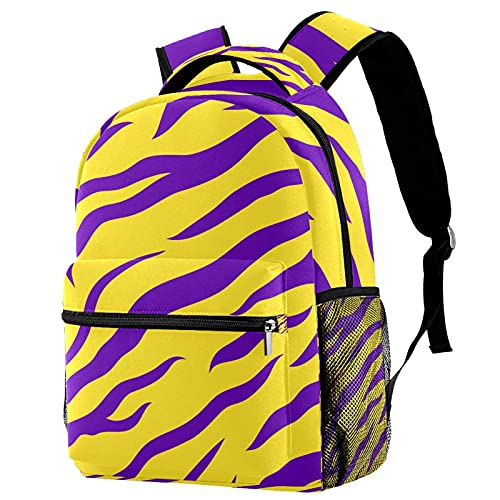 Sac à dos d'école léopard multicolore pour garçons et filles