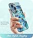 i-Blason Cosmo Series Slim Full-Body Protective Case for 6.1-Inch iPhone 13 (2021 Release), Ocean Blue