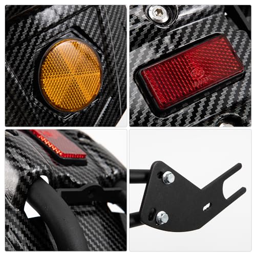 Image of Motorcycle Rear Fender Mud Guard Motorbike Mudguard for CBR650 MT09 GW250 CB190R Rear Cover Splash Guard Protector (Type B)