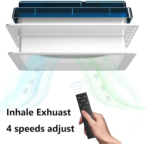 Miniatura 2 de 2012 Air Max - Ventilador de techo reversible de 14 pulgadas, ventilador de techo para caravana con sonido ultra bajo, ventilador de techo de